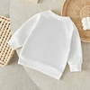 Suefunskry 1PC Sister Brother Matching Romper Outfits Letter Print Long Sleeve O-Neck Sweatshirt Toddler Spring Fall Tops 2