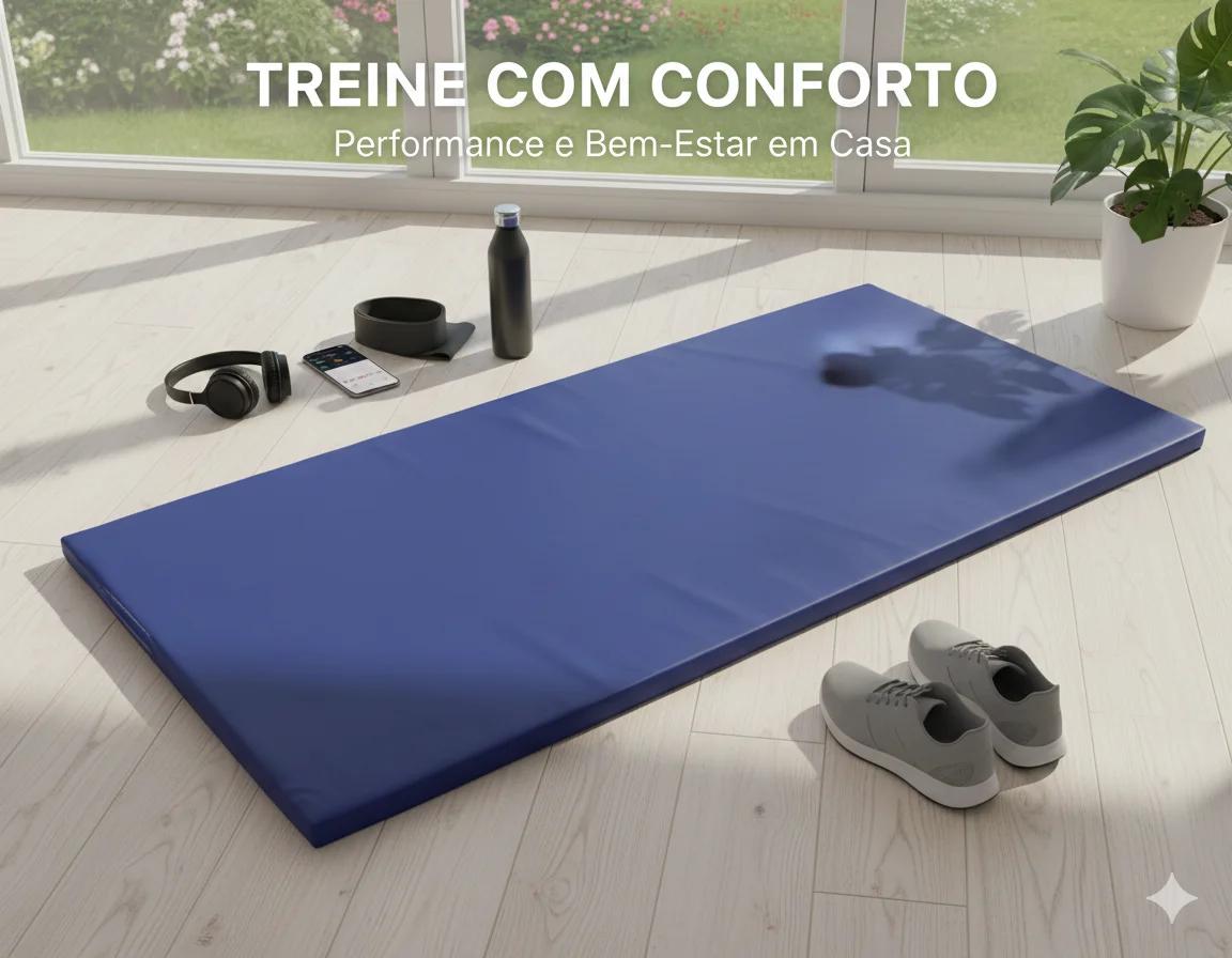 Colchonete Impermeável Creche Camping Academia Exercícios Napa 90x40x3 Cm