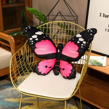 Colorful 3D Butterfly Decorative Pillow