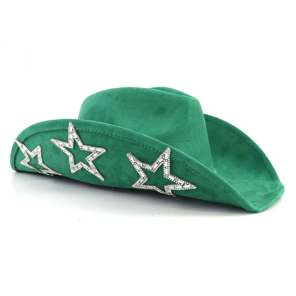 Cappello da cowboy retrò uomo donna stile western in paglia_voghion.com