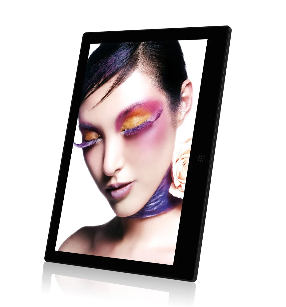 Acrylic Digital Photo Frame 13.3 Inch Large Screen IPS Digital Picture Frame Smart Electronic Photo Album to Share Pictures Video Music