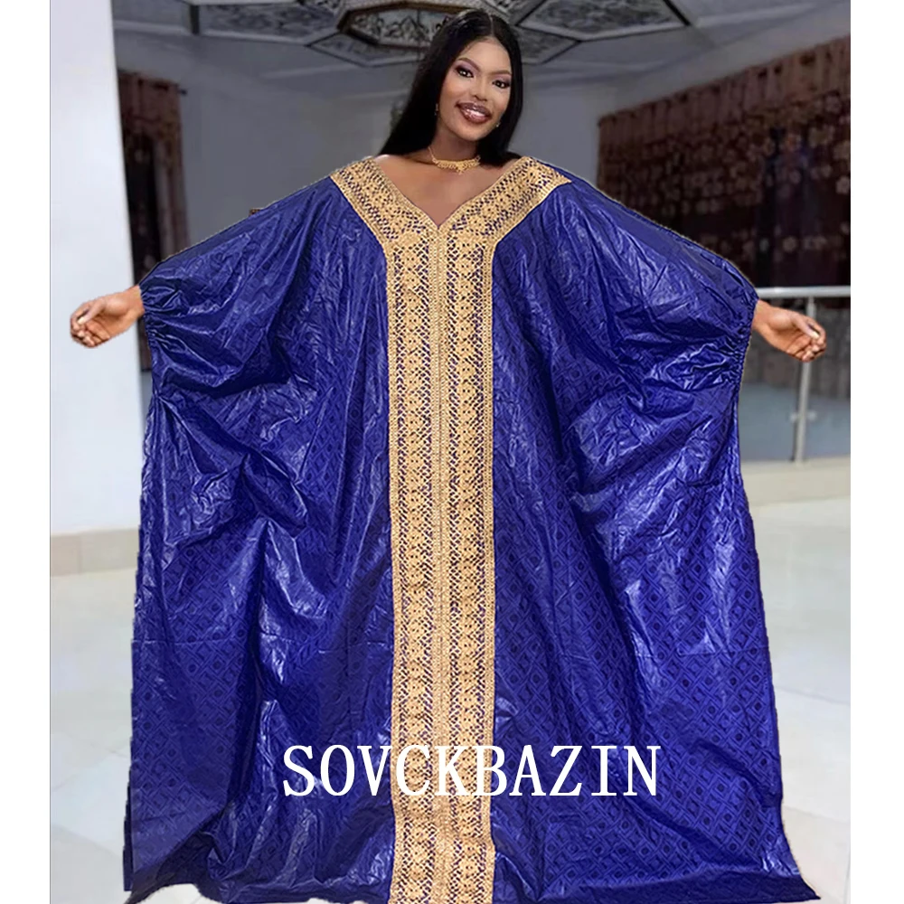 African Original Riche Bazin Dress For Women Big Size Nigeria