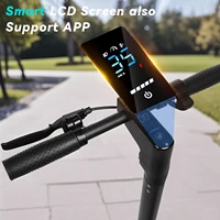 Trottinette électrique AOVOPRO S10/ESMAX 1000W avec double suspension, 35 km/h, pneus anti-éclatement de 10 pouces, trottinette électrique pliable 5
