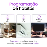 Tomada Inteligente Wifi 16A/20A Medidor Consumo Tuya Panda Plus Smart Life Alexa Google Comando Por Voz e App Bivolt 3680W/4000W - Imagem 4