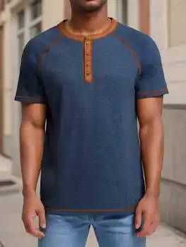 Men's Short Sleeve Casual T-Shirt, Comfortable and Breathable, Classic and Versatile, Perfect for Everyday Wear 3
