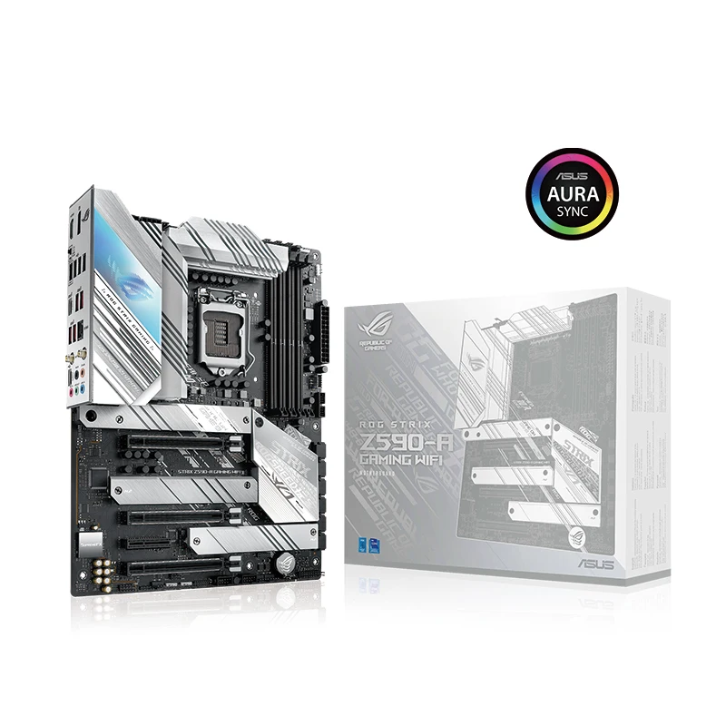 ASUS ROG STRIX Z590-A GAMING WIFI II White Computer Motherboard