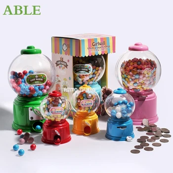 Children's candy machine candy and dessert piggy bank children's candy dispenser boy and girl chewing gum machine birthday gift 1
