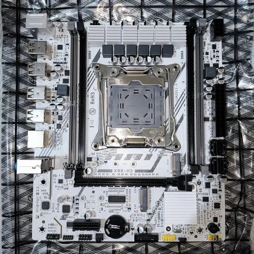 QIYIDA X99 Motherboard Set Kit With LGA2011-3 Xeon E5 2630 V4 CPU DDR4 16GB REG ECC memory PCI 16x NVME M.2 SATA x99 H5 photo review