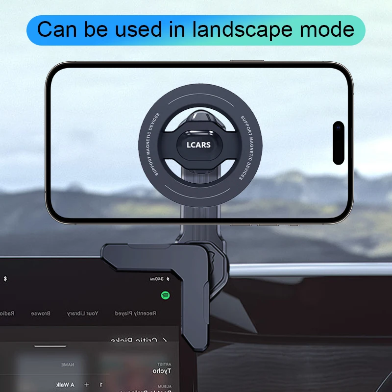 Car Phone Holder Rotatable Magnetic Support Bracket Tesla Model Y Model 3 New Energy Car Center Control Screen Dedicated