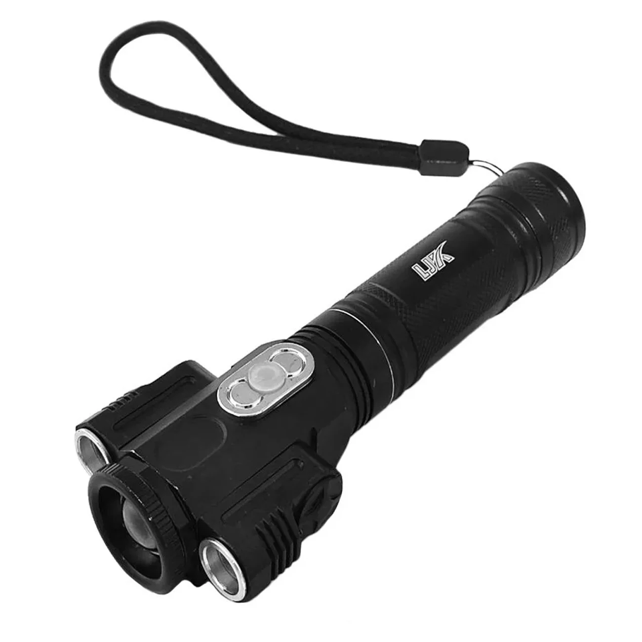 Lampara Linterna 3 Focos Tactica 2000 Lm Imantada Luz Led Campismo Recargable Giratorio Faros