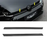 Bandes de Calandre de Voiture pour Golf 7 7.5 Rline, Autocollants Décoratifs pour VW, Logo Noir Brcorporelle, Accessoires Automobiles, 2/3 Pièces 1