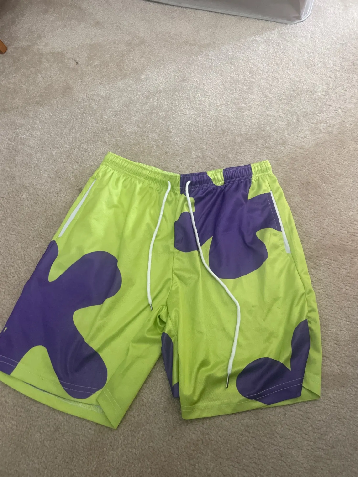 3D Anime Patrick Star Quick-Dry Board Shorts with Pockets photo review