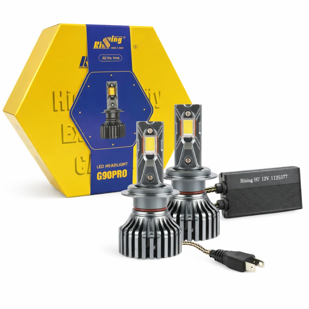 Kit de Luces LED G90 PRO Alta y Baja 2 Caras Super Brillo Blanco 6000K