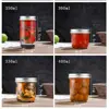 Empty Glass Taper Jar Mason Jar with Screw Metal Lid Family Size 100ML To 730ML MOQ1500 Wholesale Price and Custom Logo Inbox Us 3