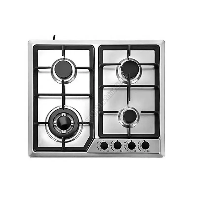 Cooktop Gas 4 Burners Home  Commercial Gas stovetop Stainless steel Gas Stove Gas Hob Stovetop Tempered Glass Cooktop 4