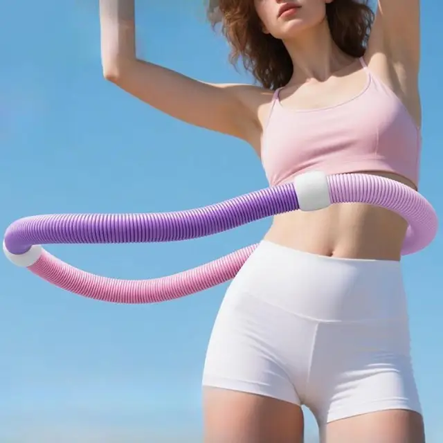 Weighted Fitness Hoop Sports Entertainment Fitness Circle Beginners Abs Abdomen Equipment Accessories for Home Men Women 3