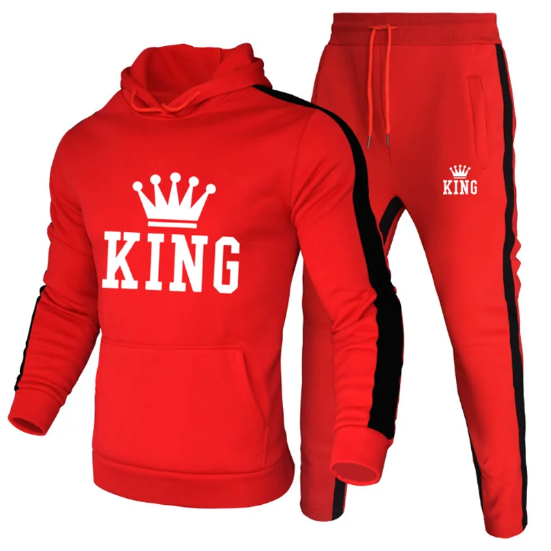 Letter Print Tracksuit Men Sets Winter Hoodies Pants 2 Piece Running Hoodies Men Autumn Sweatshirt Sport Joggers Sweatpants Suit men s sets hoodies pants autumn and winter sport suits casual sweatshirts tracksuit king printed sportswear