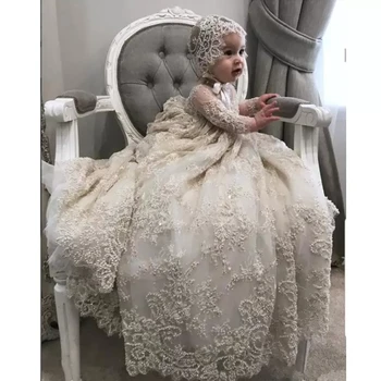 Luxury Pearl Christening Gown 1