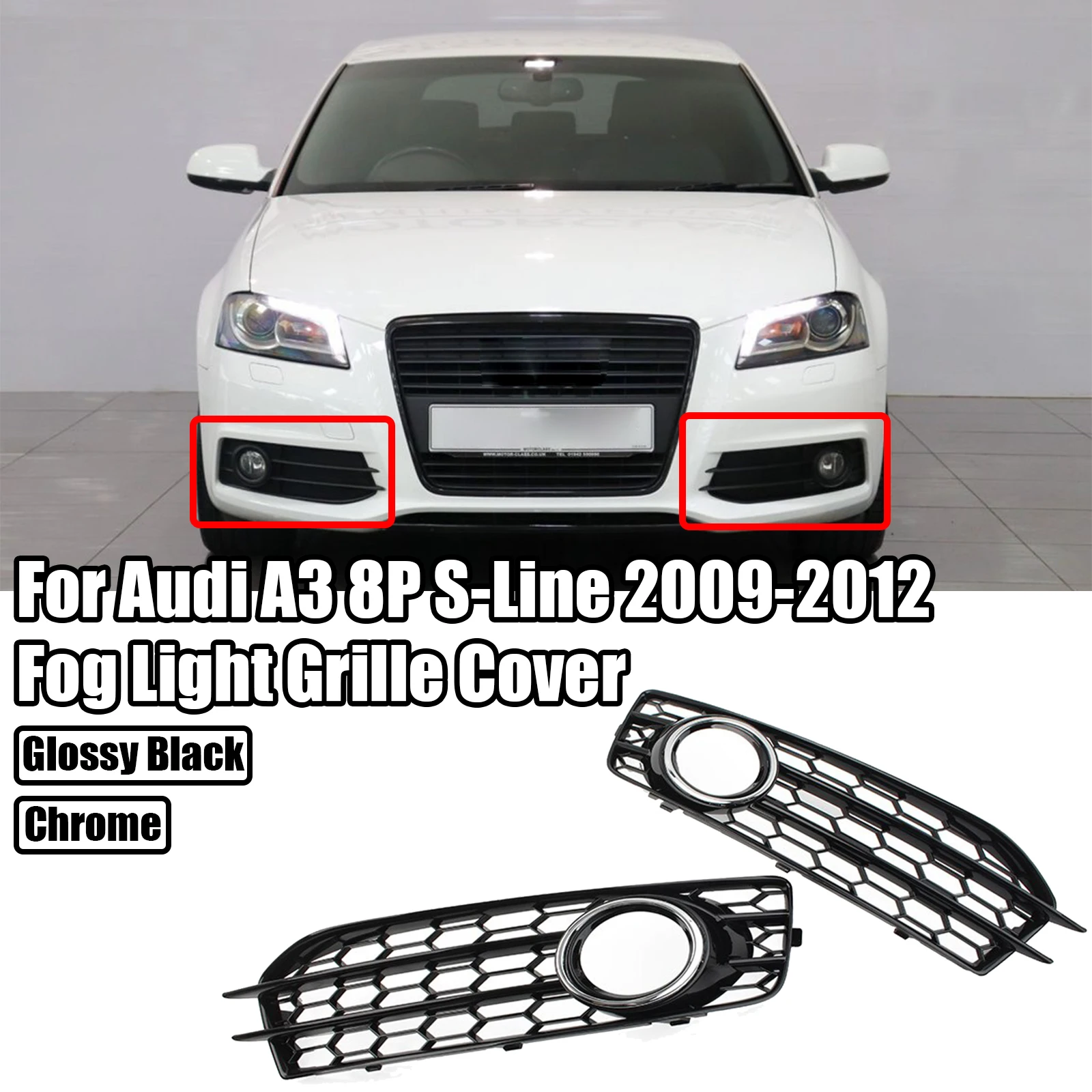 Frontstoßstangengitter Für Audi A4 B7 2005-2008 - Silber Wabendesign