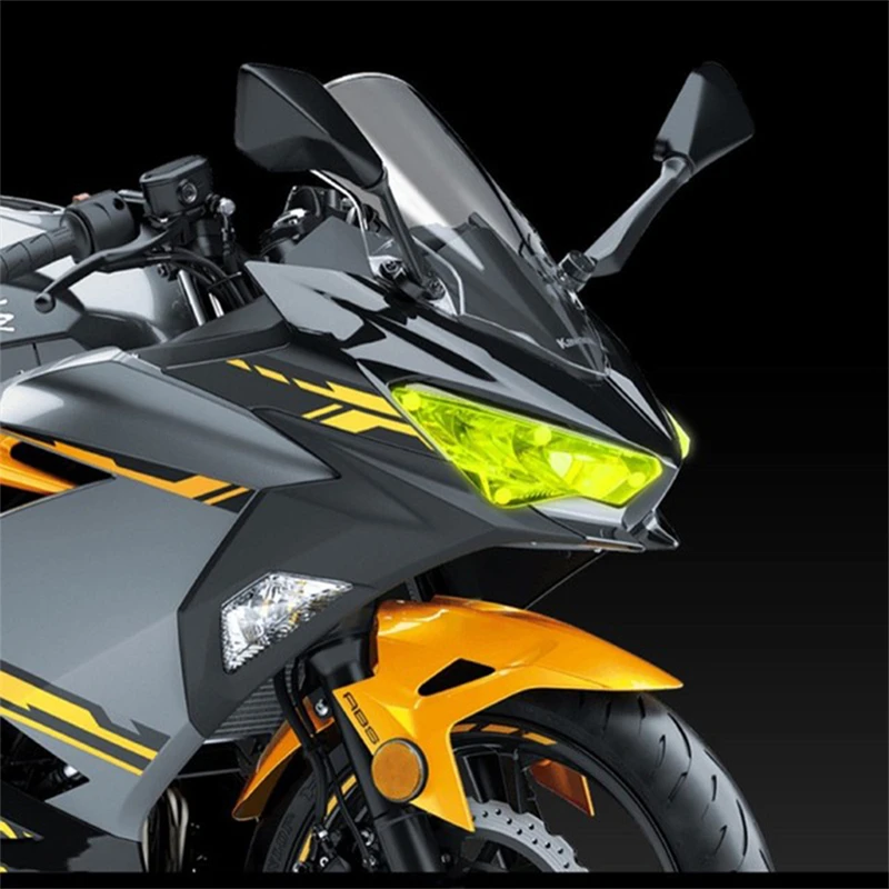

CarDutiful для KAWASAKI NINJA 400 2018-2022 акриловая Защитная крышка для мотоциклетной фары, защитная крышка, объектив