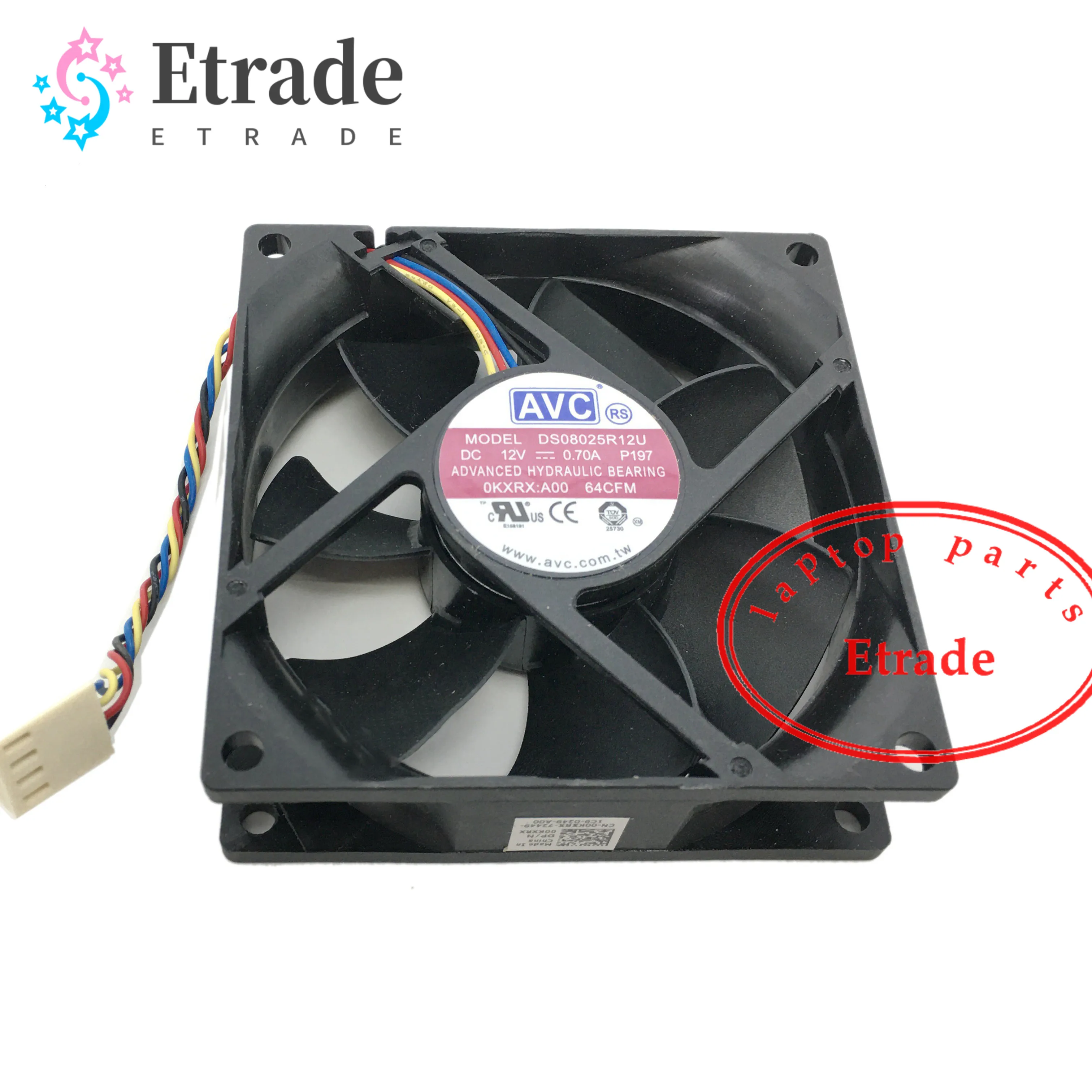 Nuovo Originale Per Dell Optiplex 3010 Ventola Di Raffreddamento Cpu Avc Muslimex P195 8025 Dc 12V 0.7A 0Kxrx