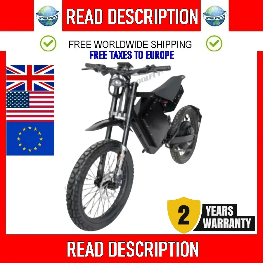 2024 CE en15194 price bomber euro bike sur ron bee electric motorcycle sun ron ebike 72v Red electric city e bike