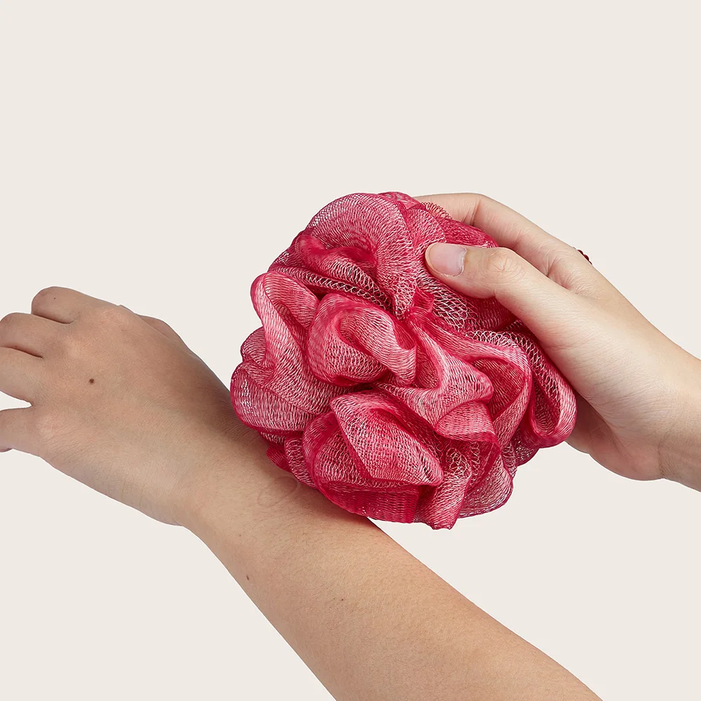Shower Mesh Sponge Bath Puffs Bubble Ball Exfoliating Bath Sponge Body Scrubber Soft Cleanser Skin Scrub Bathroom Accessories 4