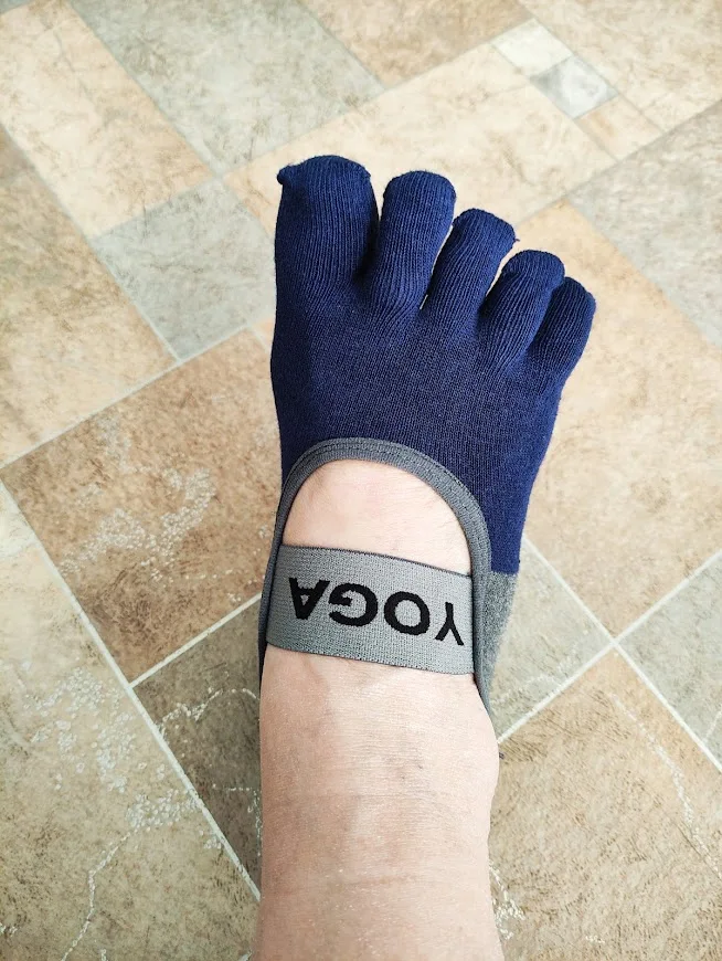 chaussettes antidérapantes femme yoga photo review