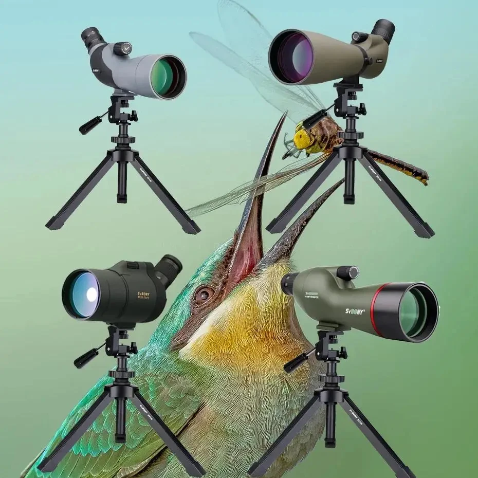 SVBONY SV146 Table Top Tripod Monocular Bird Watch Waterproof Telescope Binoculars Hunting Adjustable Tripod