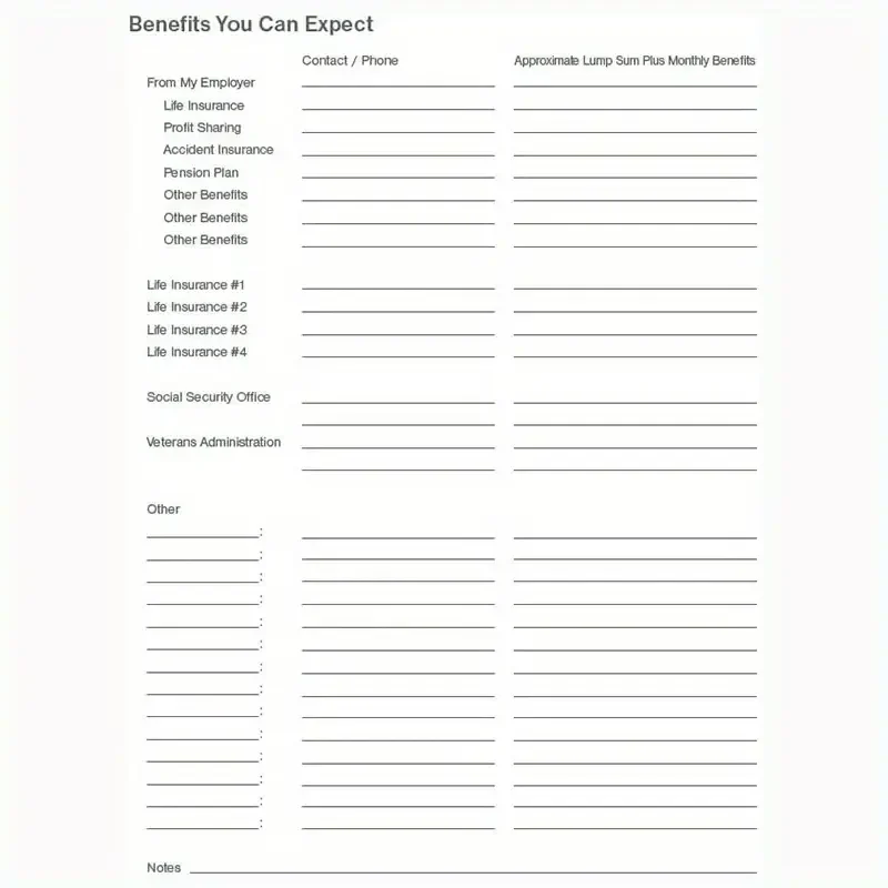 1pc End of Life Planner Workbook - A Thoughtful Guide to Help Loved Ones When I'm Gone, Organize Important Documents, and Plan f 3