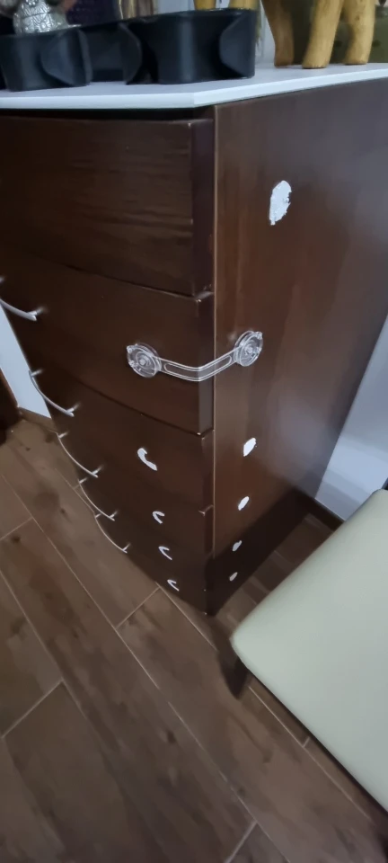 Children's Safety Lock - Protection Lock for Drawers, Cabinets, and Refrigerator Doors photo review