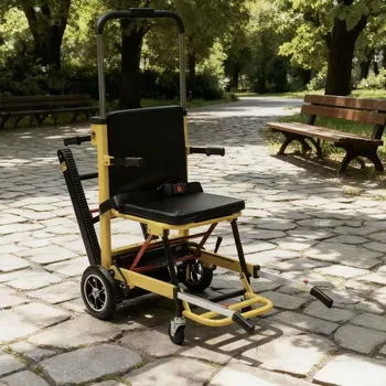 Sedie a rotelle cingolate per disabili. Camminatori per scale. Scala elettriche per disabili. Pneumatici ammortizzanti.