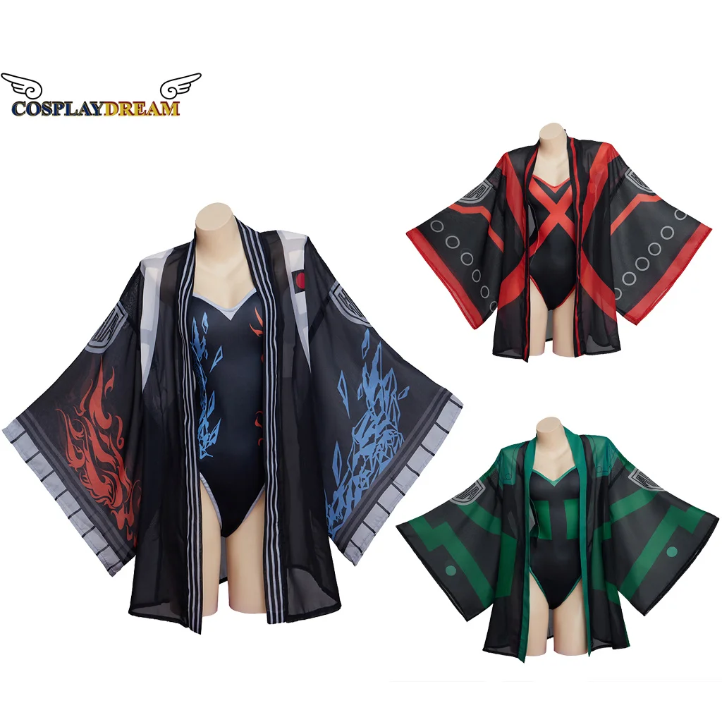 

My Hero Academia Midoriya Izuku Deku Katsuki Bakugou Cosplay Todoroki Shoto Costume Swimsuit Kimono Bodysuit Sexy Swimming Suit