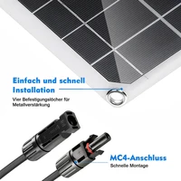 Panneau solaire flexible de 200 W, panneau solaire 12 V, cellule photovoltaïque monocristalline pour camping-car, caravane et camping. 7