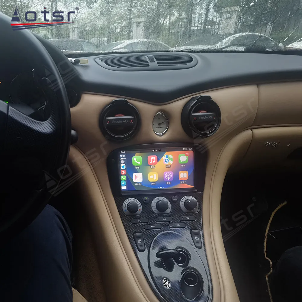 

Автомагнитола для Maserati coupe, 3200GT, 4200GT, Android, стерео, GPS-навигация, сенсорный экран, мультимедийный плеер, Wi-Fi, головное устройство Carplay