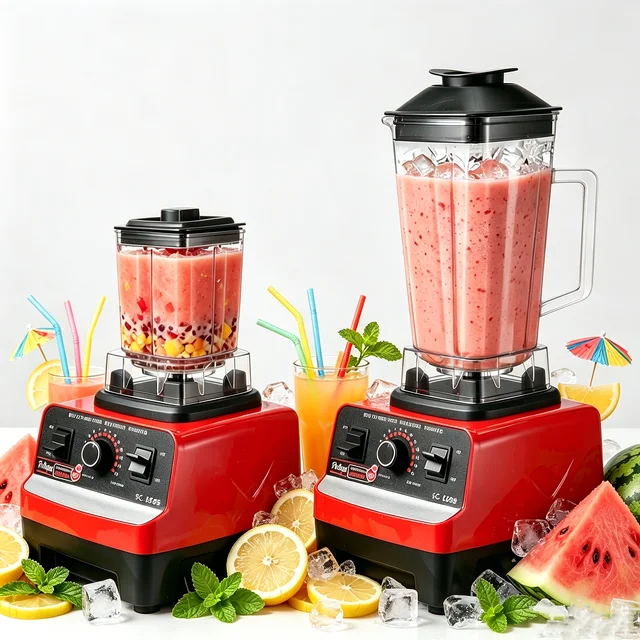 2-in-1 Durable Blender Fixed Blender Suitable for Food Processing Machines Ice Cream smoothies Suitable for Kitchen Juicers 1