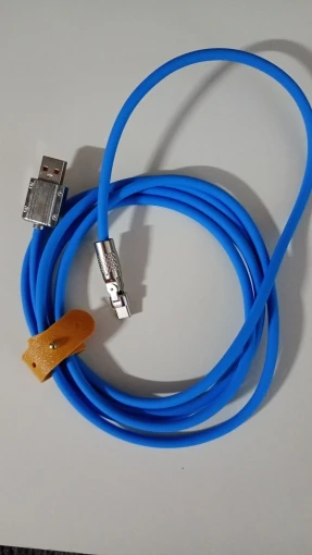 120W USB Type C Cable 180° Rotating 6A Cable Fast Charging Data Cable Data Line PD USB To Type C photo review