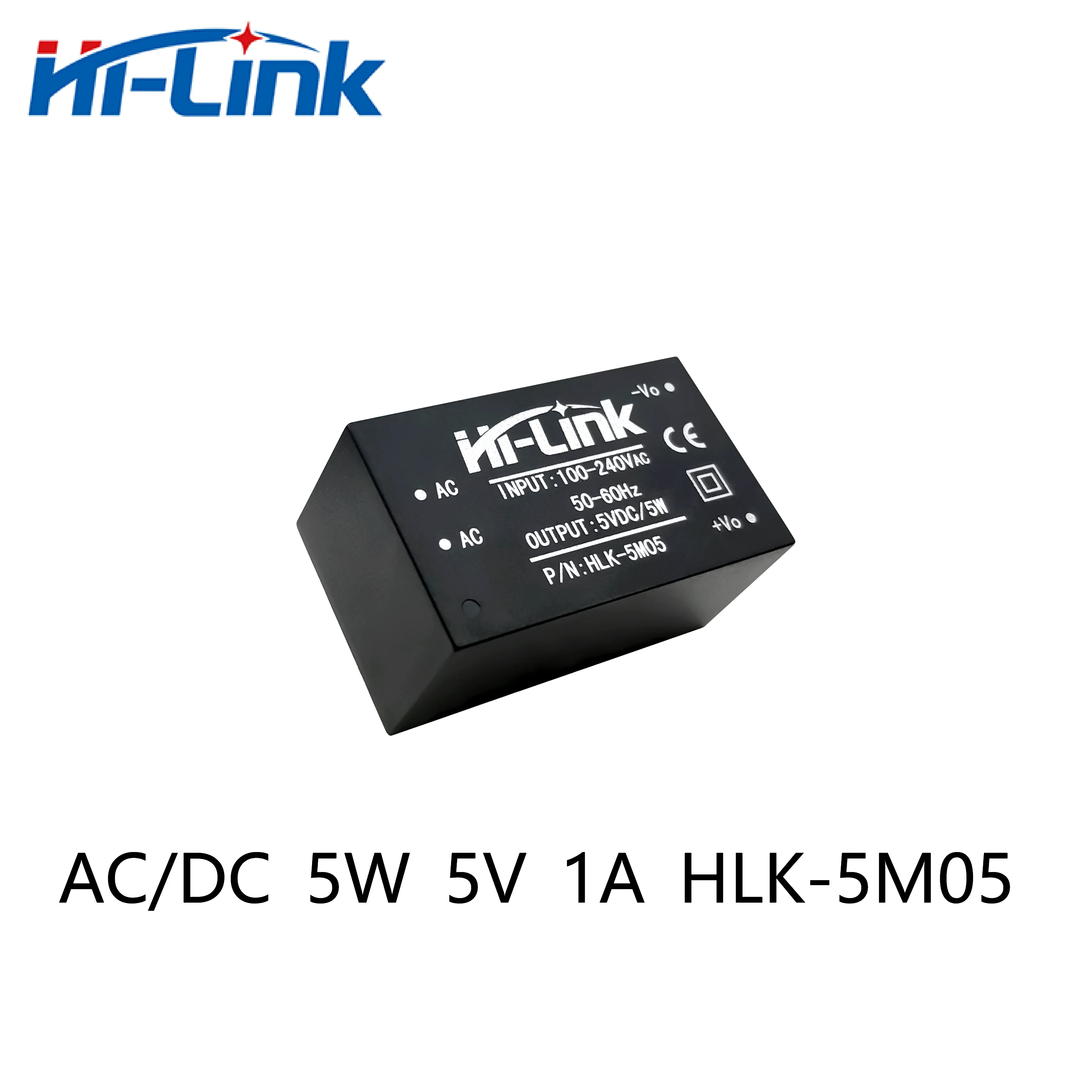 Switching Power Supply Power Supply Power Adapter Hi-Link 5M05 5V 5W 1A Output AC DC Power Supply Transformer HLK-5M05 Mini Size Isolated Convertor