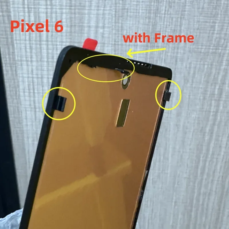 6.4“ Super AMOLED LCD For Google Pixel 6 Display Touch Screen Digitizer Assembly Replacement For Pixel 6 GB7N6 G9S9B16 +Frame