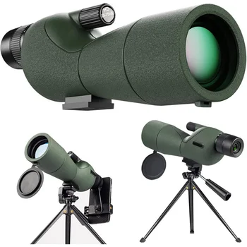 Teleskop 25-75x60 luneta potężny monokularowy FMC BAK4 wodoodporny do obserwacji ptaków na celowniku ze statywem