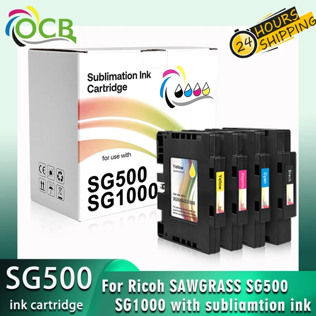 For SAWGRASS SG500 SG1000 Compatible Ink Cartridge Printer With Chip With Subliamtion Ink For Ricoh SAWGRASS SG500 SG1000 1