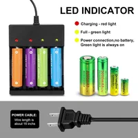 Skywolfeye 4 Bay Smart Universal Charger for 3.7V Rechargeable Li-ion Batteries Compatible 18650 26650 22650 14500 16340(CR123) - Image 3