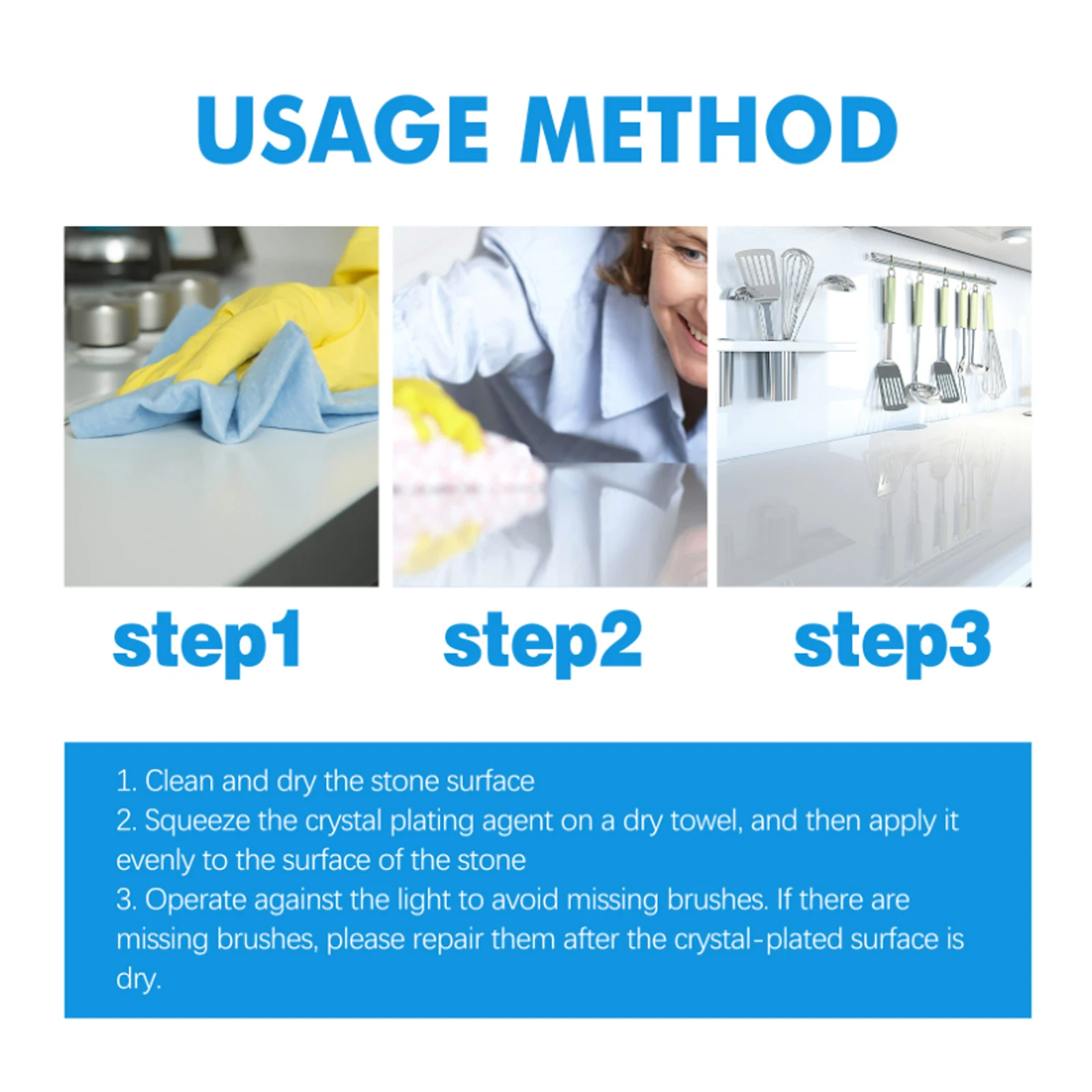 Marble Quartz Tile Countertop Scratch Repair Liquid