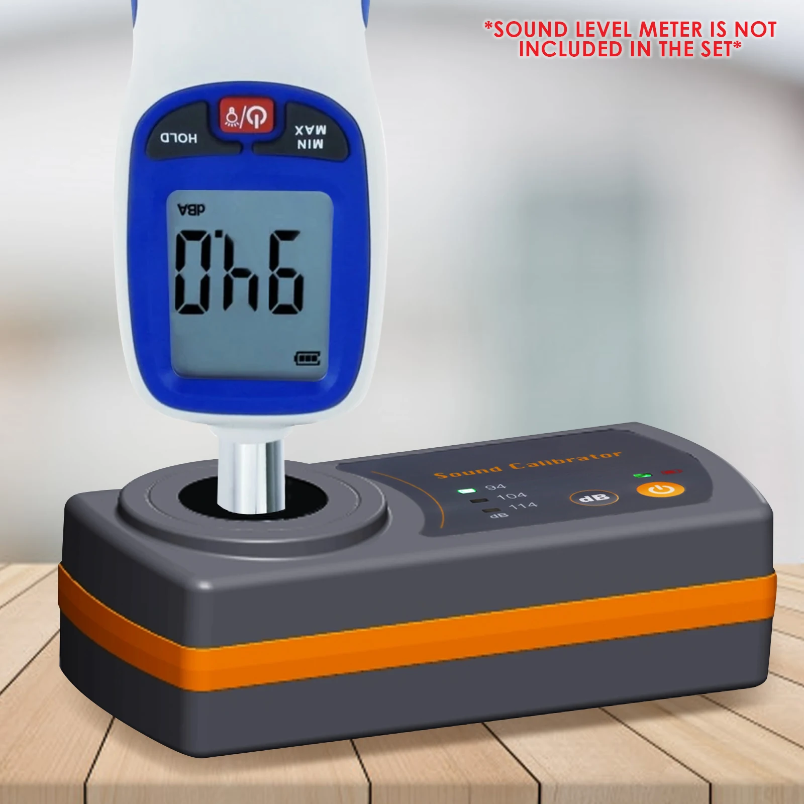 Sound Level Meter Calibrator 114dB 94dB 104dB Level For 1/2" 13.2mm Microphone Professional Noise Decibel Calibration Tool 2