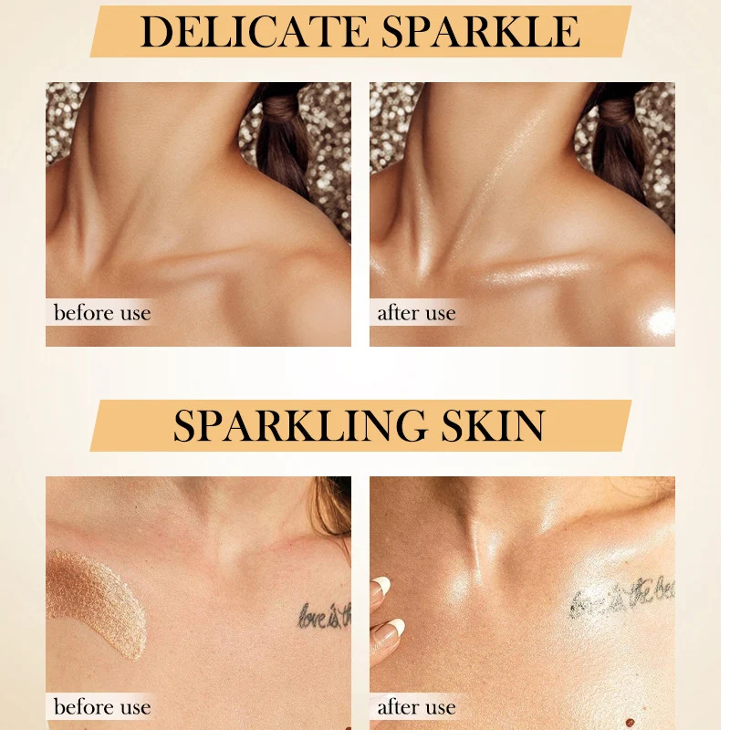 Body Lotion Highlighter Body Cream Moisturizing Lightening Body Lotion Korean skin care products Skin Lightening 5