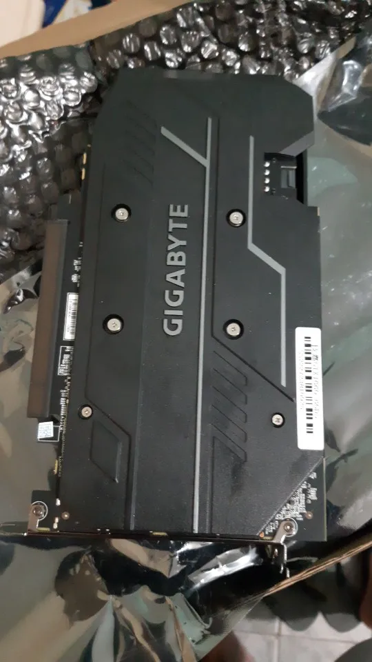 Used GIGABYTE Graphics card GeForce GTX 1660 6G GTX1660 NVIDIA GAMING 12nm 14000 MHz GDDR5 192bit Support AMD Intel Desktop CPU photo review