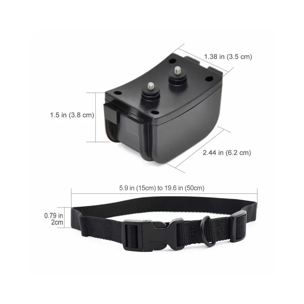 JANPET Rechargeable And Water-resistant 300 Meters Remote Electric Shock Anti-bark Pet Dog Training Collar With LCD Display