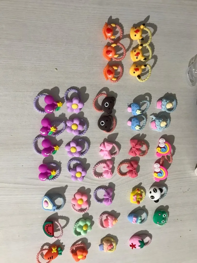 Cute Cartoon Elastic Hair Bands photo review