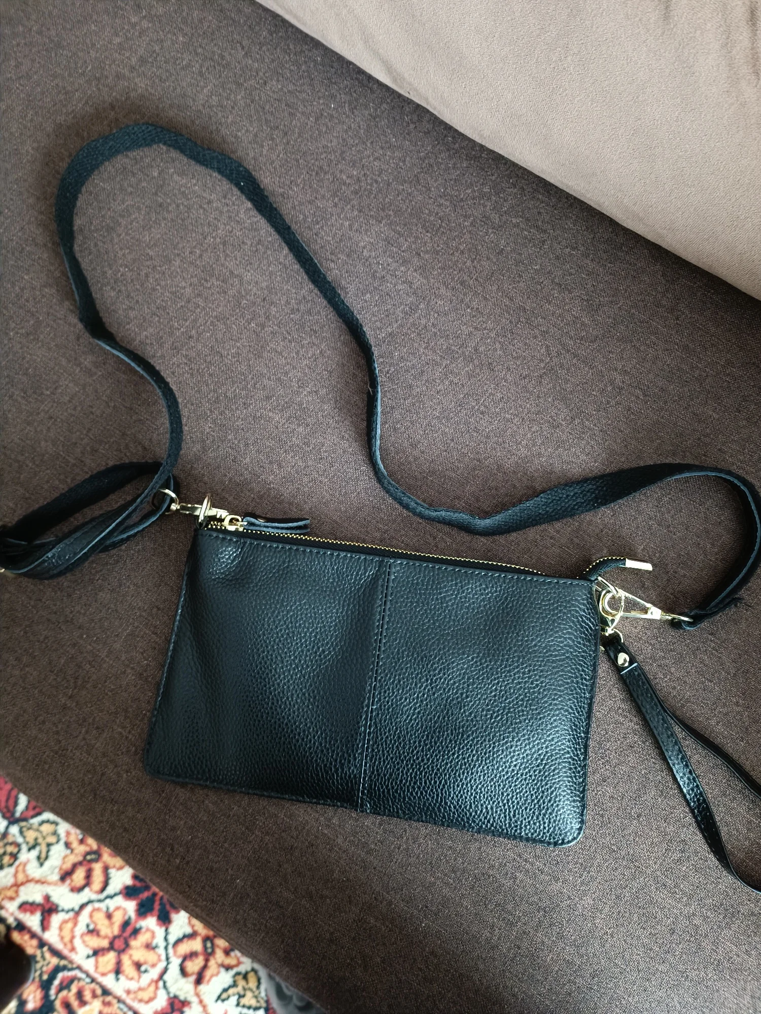 Genuine Leather Day Clutches Crossbody Bag photo review