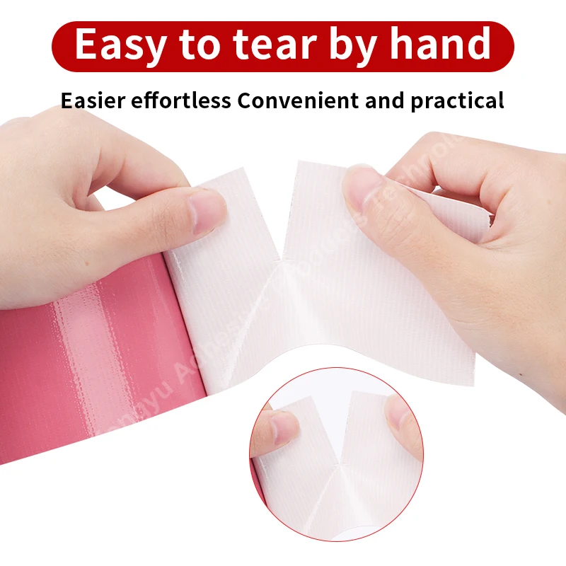 Writable No Residue Self Adhesive Cloth-based Tape 50M Super Sticky Waterproof High Quality Easy to Tear Bundles Cloth Duct Tape